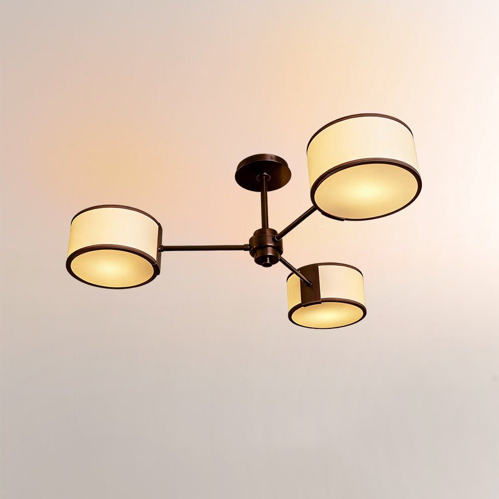 Daphna 3-Light Semi-Flush Mount - Zelno Lighting
