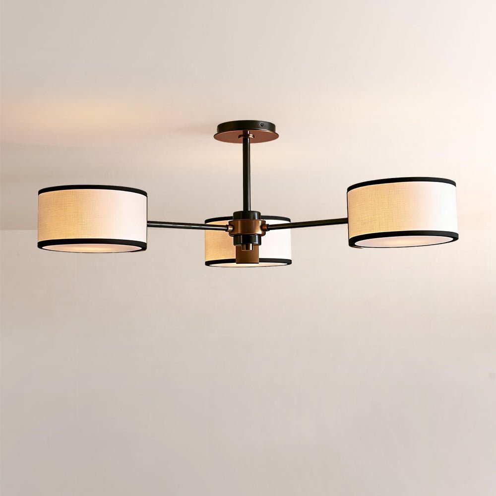 Daphna 3-Light Semi-Flush Mount - Zelno Lighting