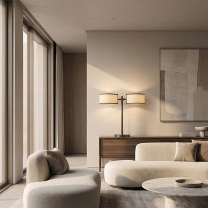Daphna Dual-Shade Table Lamp - Zelno Lighting