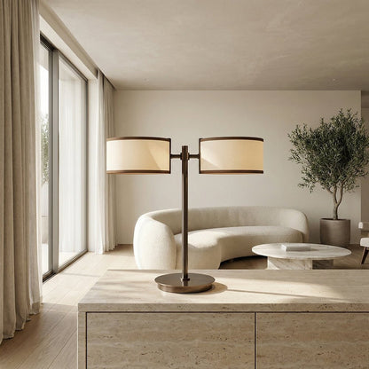 Daphna Dual-Shade Table Lamp - Zelno Lighting