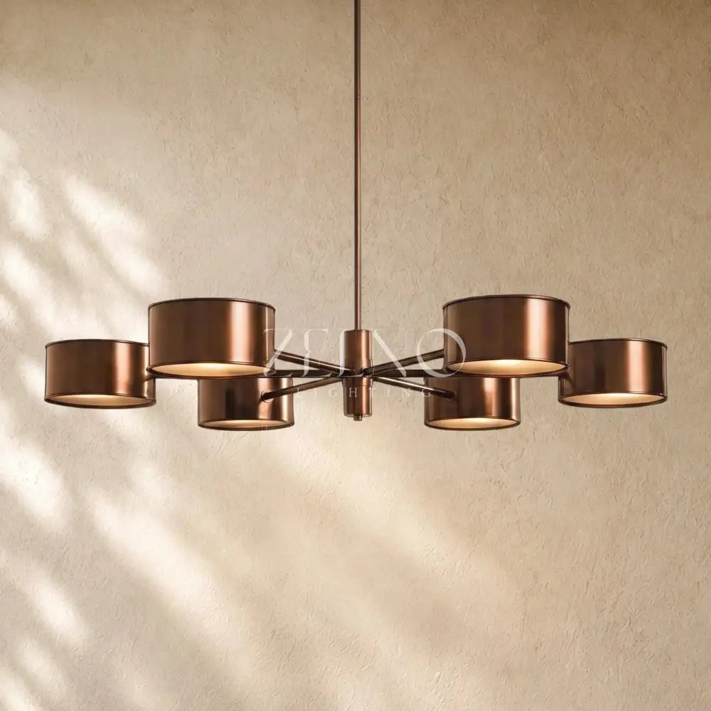 Daphna Metal Round Chandelier - Zelno