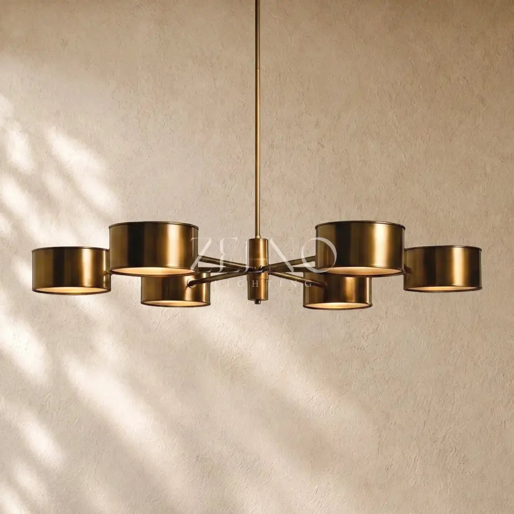 Daphna Metal Round Chandelier - Zelno