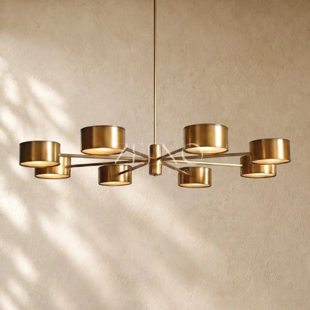 Daphna Metal Round Chandelier - Zelno