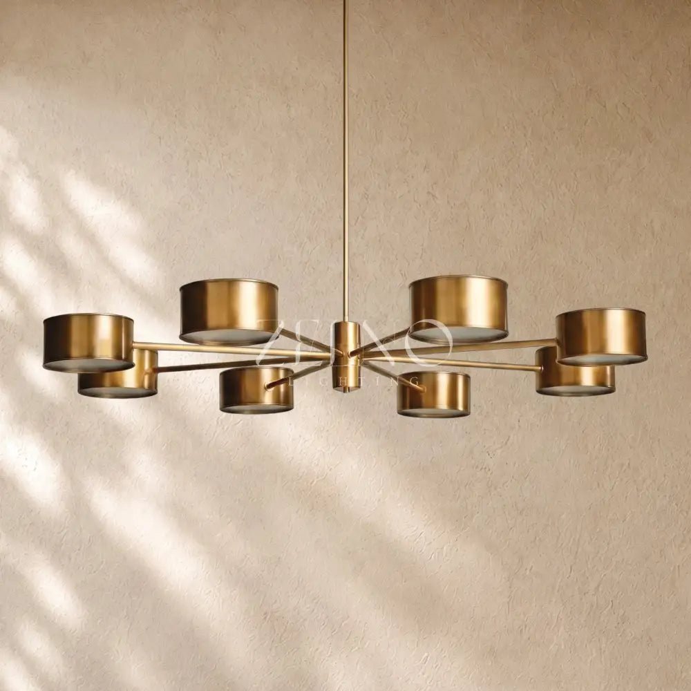 Daphna Metal Round Chandelier - Zelno