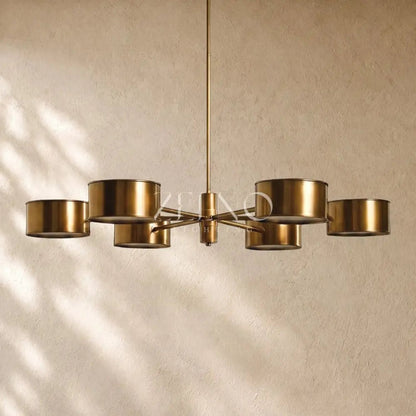 Daphna Metal Round Chandelier - Zelno