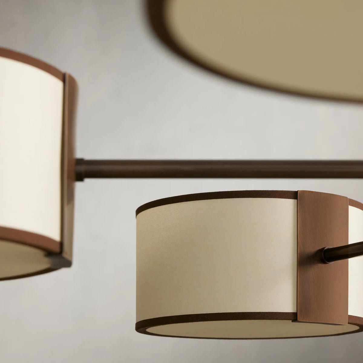 Daphne 48" Round Chandelier in Ecru - Zelno