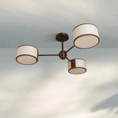 Daphne Fabric Flush Mount - Zelno Lighting