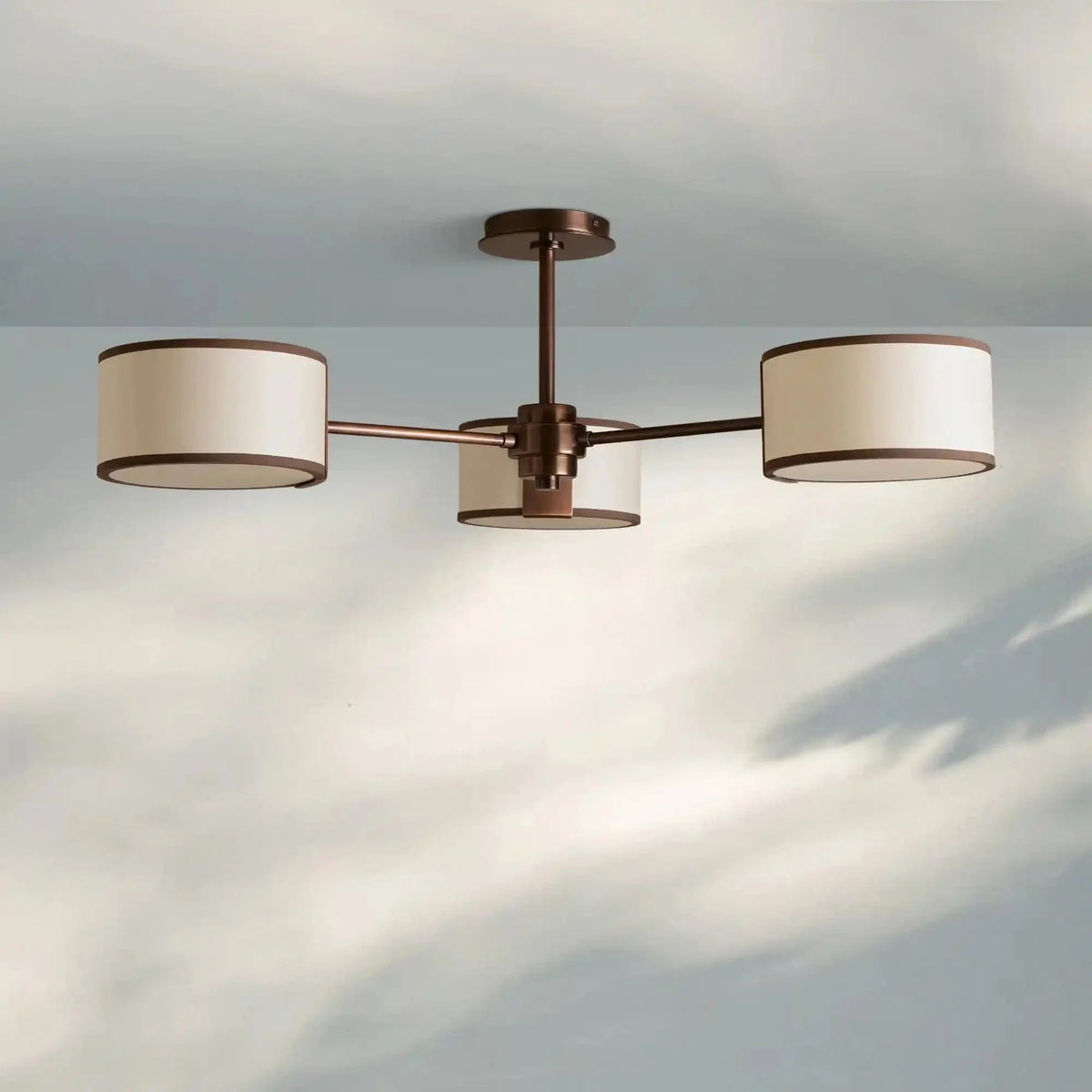 Daphne Fabric Flush Mount - Zelno Lighting
