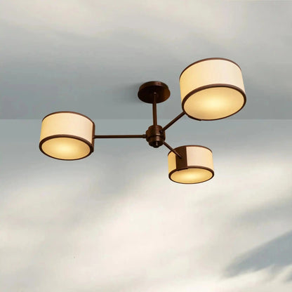 Daphne Fabric Flush Mount - Zelno Lighting