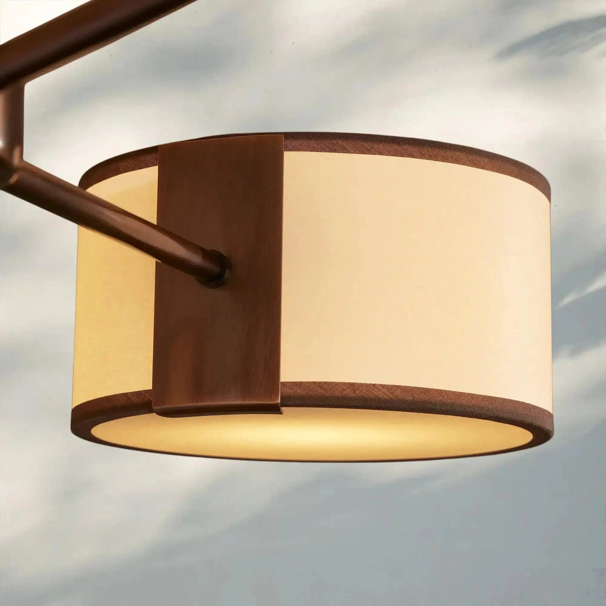 Daphne Fabric Flush Mount - Zelno Lighting