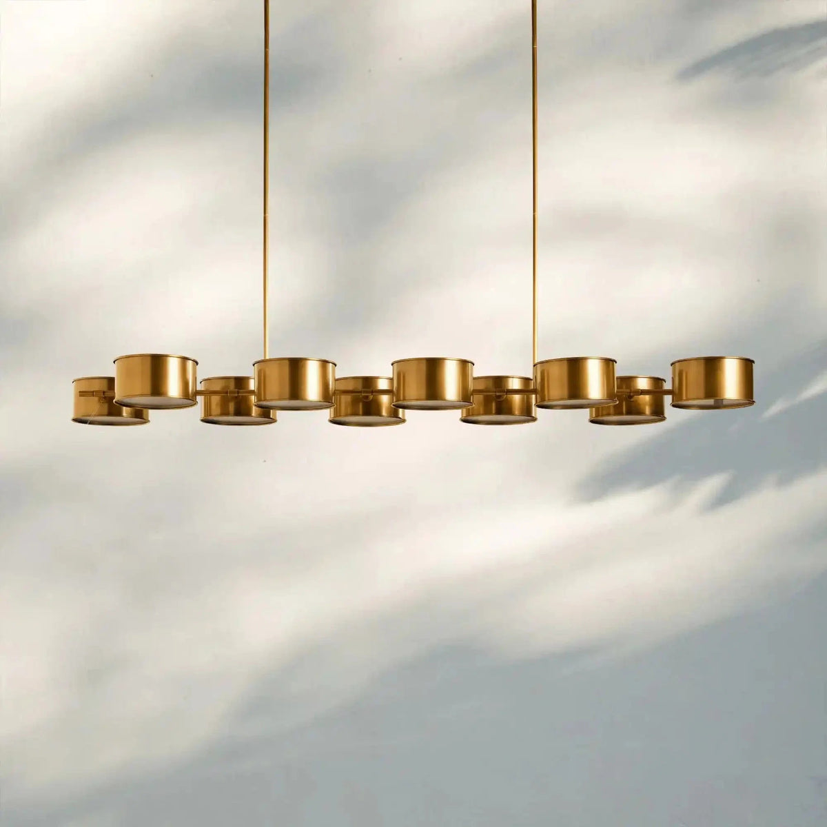 Daphne Metal Linear Chandelier - Zelno Lighting