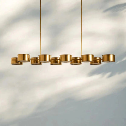 Daphne Metal Linear Chandelier - Zelno Lighting