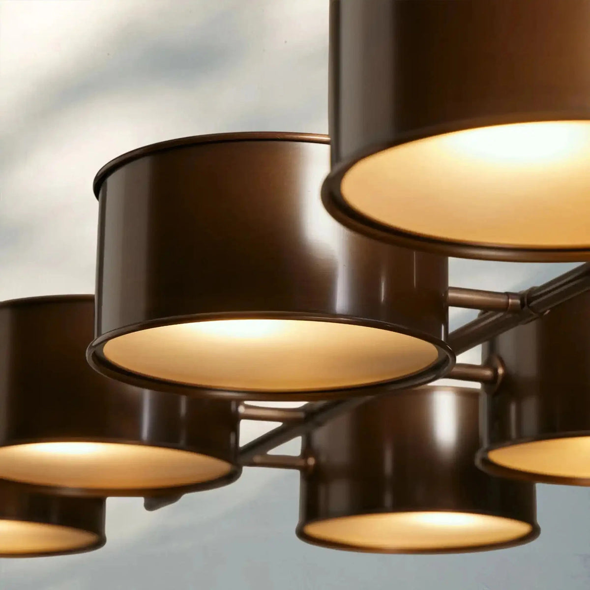 Daphne Metal Linear Chandelier - Zelno Lighting