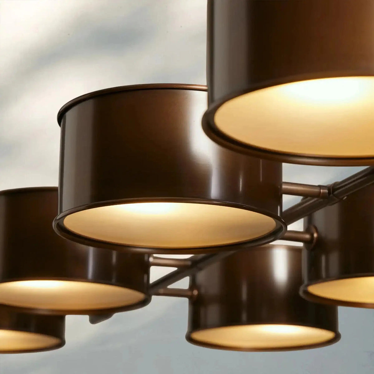 Daphne Metal Linear Chandelier - Zelno Lighting