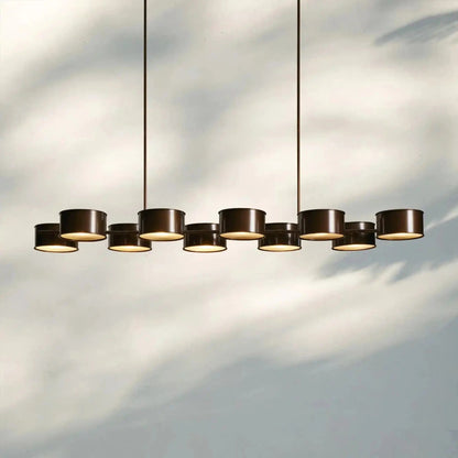 Daphne Metal Linear Chandelier - Zelno Lighting