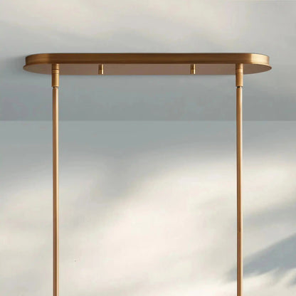Daphne Metal Linear Chandelier - Zelno Lighting