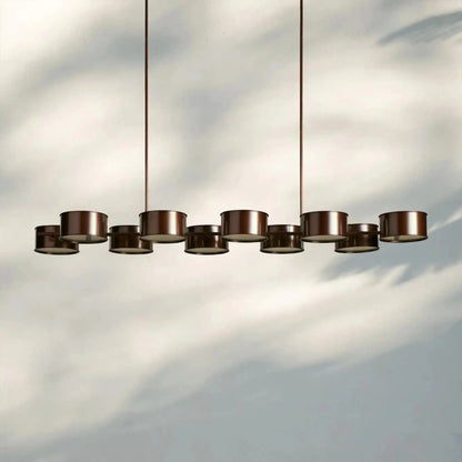 Daphne Metal Linear Chandelier - Zelno Lighting