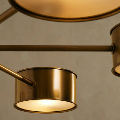 Daphne Metal Round Chandelier - Zelno