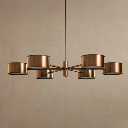 Daphne Metal Round Chandelier - Zelno