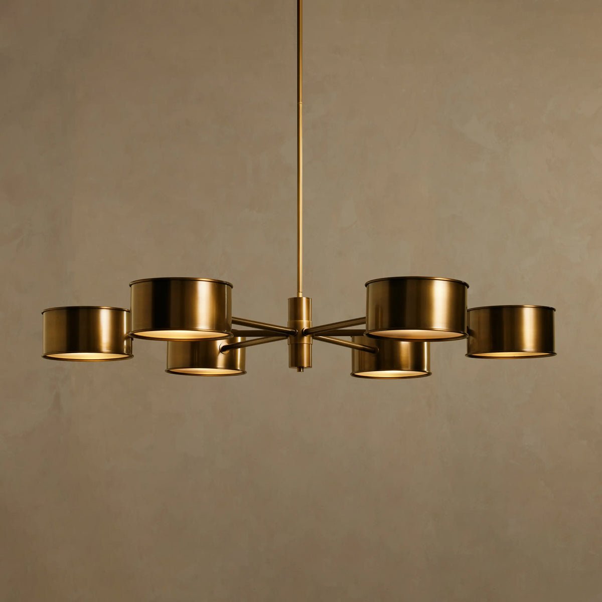 Daphne Metal Round Chandelier - Zelno