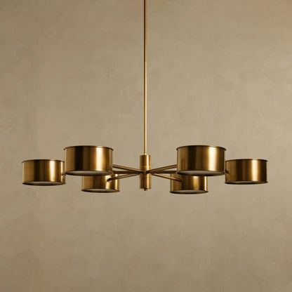 Daphne Metal Round Chandelier - Zelno