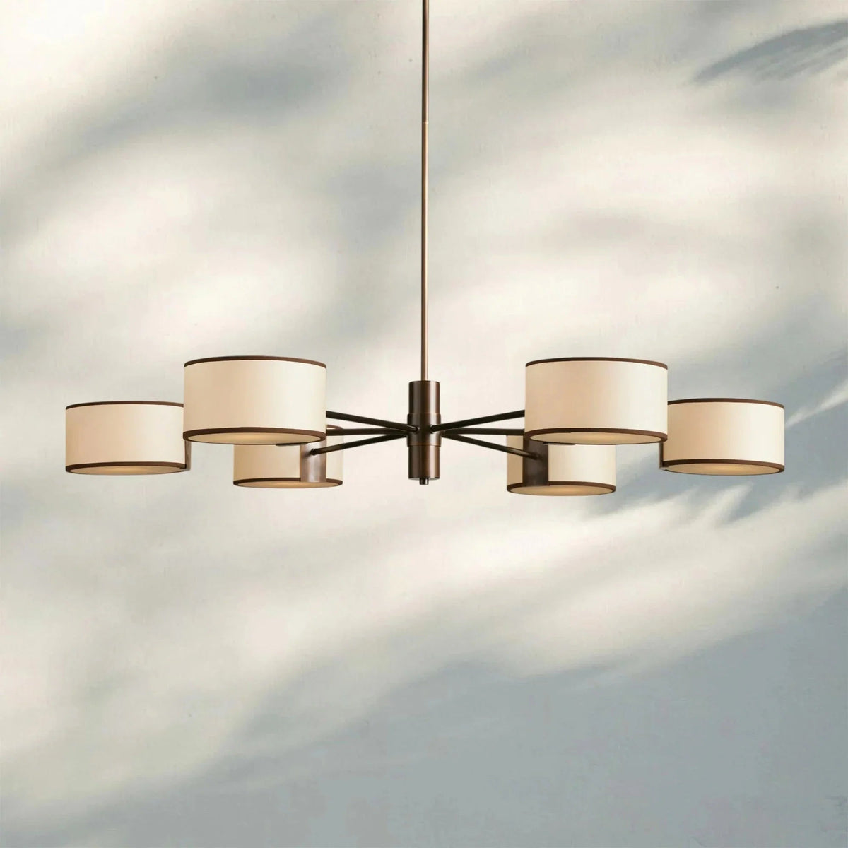 Daphne Round Chandelier 48''60'' - Zelno Lighting