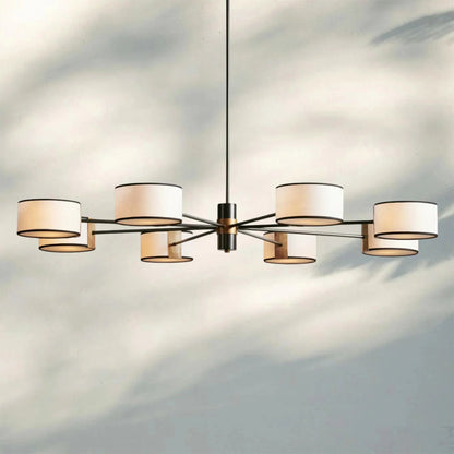 Daphne Round Chandelier 48''60'' - Zelno Lighting
