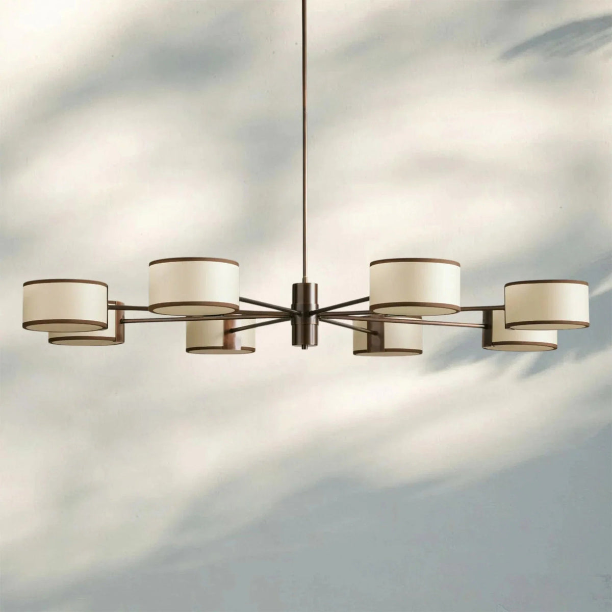 Daphne Round Chandelier 48''60'' - Zelno Lighting