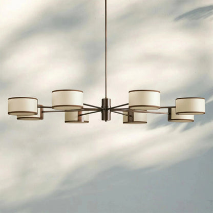 Daphne Round Chandelier 48''60'' - Zelno Lighting