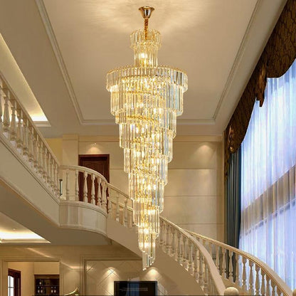Dari Multiple Tier Crystal Chandelier - Zelno Lighting