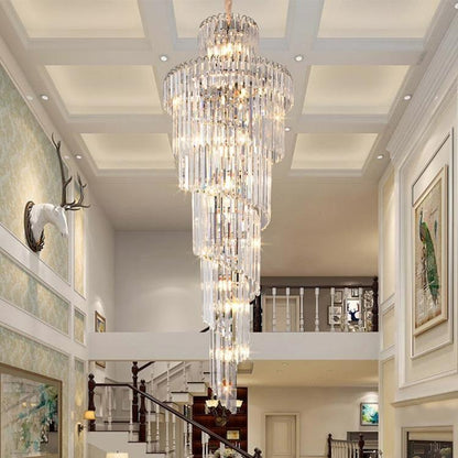 Dari Multiple Tier Crystal Chandelier - Zelno Lighting