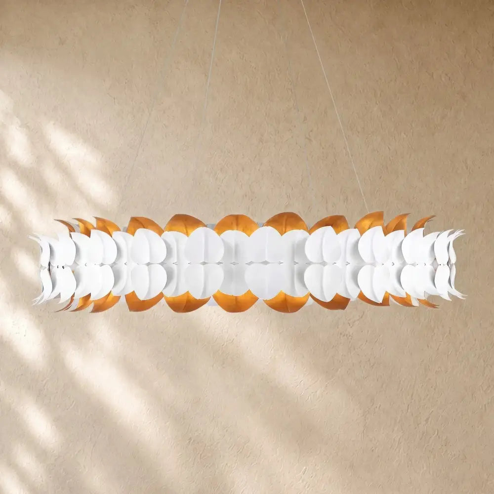 Darle Chandelier Sculpted Leaves 39" - Zelno