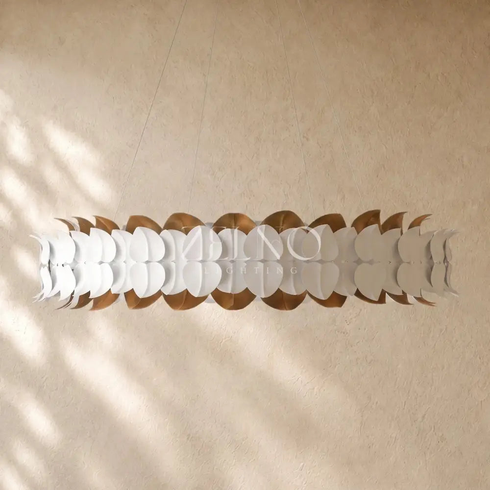 Darle Chandelier Sculpted Leaves 39" - Zelno