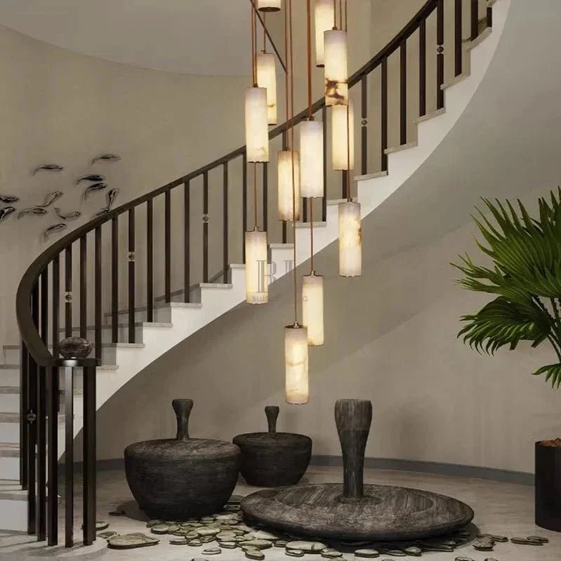 Darlen Modern Staircase Chandelier - Zelno Lighting