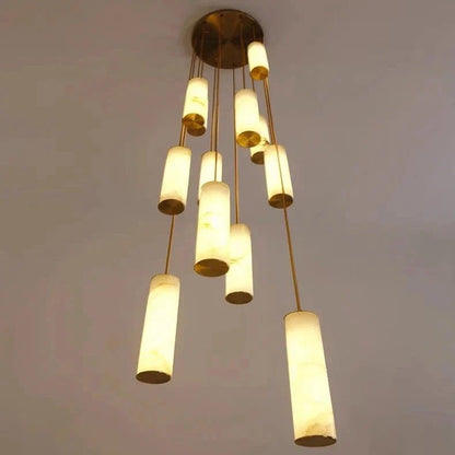 Darlen Modern Staircase Chandelier - Zelno Lighting