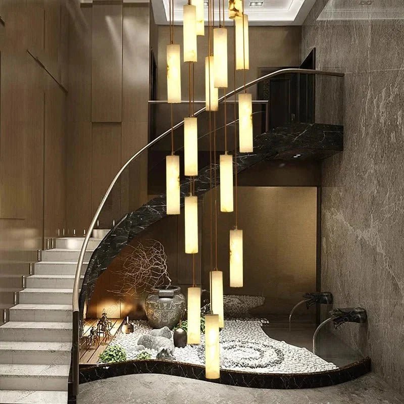 Darlen Modern Staircase Chandelier - Zelno Lighting