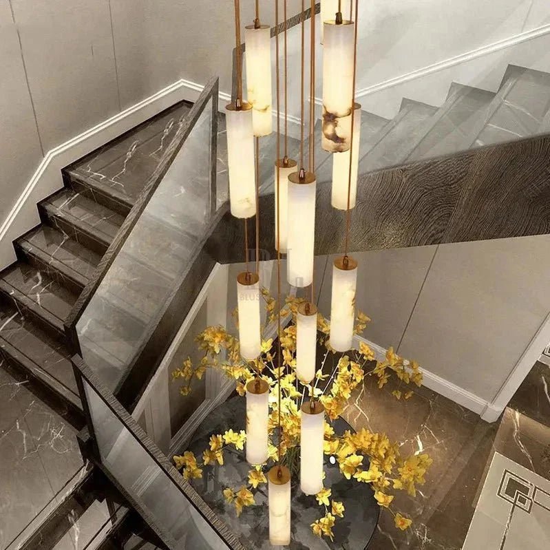 Darlen Modern Staircase Chandelier - Zelno Lighting