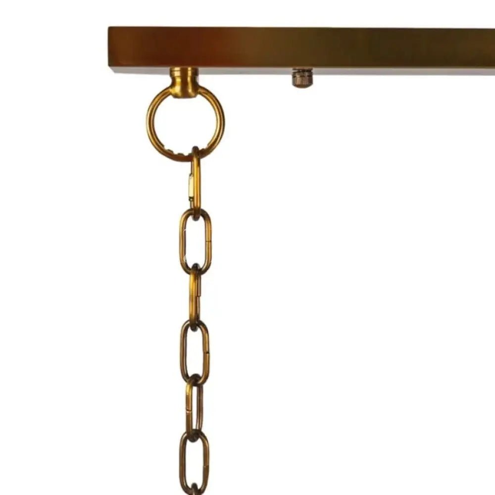 Daybreak Alabaster Rectangle Chandelier - Zelno