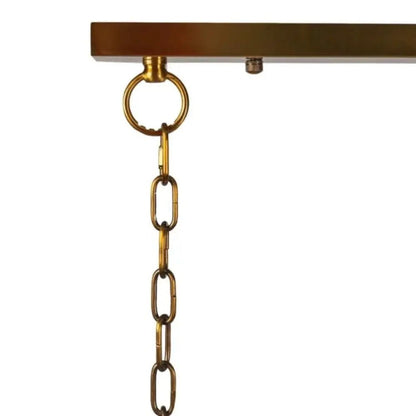Daybreak Alabaster Rectangle Chandelier - Zelno