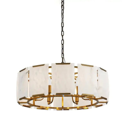 Daybreak Alabaster Round Chandelier - Zelno