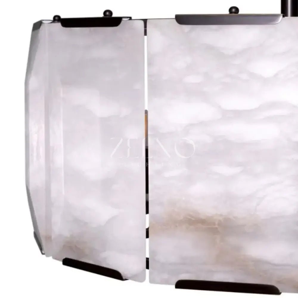 Daybreak Alabaster Round Chandelier - Zelno