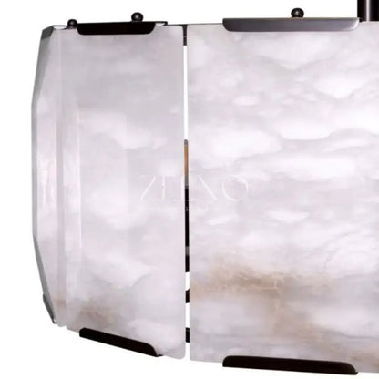Daybreak Alabaster Round Chandelier - Zelno