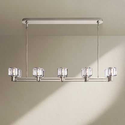 Deamafz Double Linear Chandelier 54"72" - Zelno