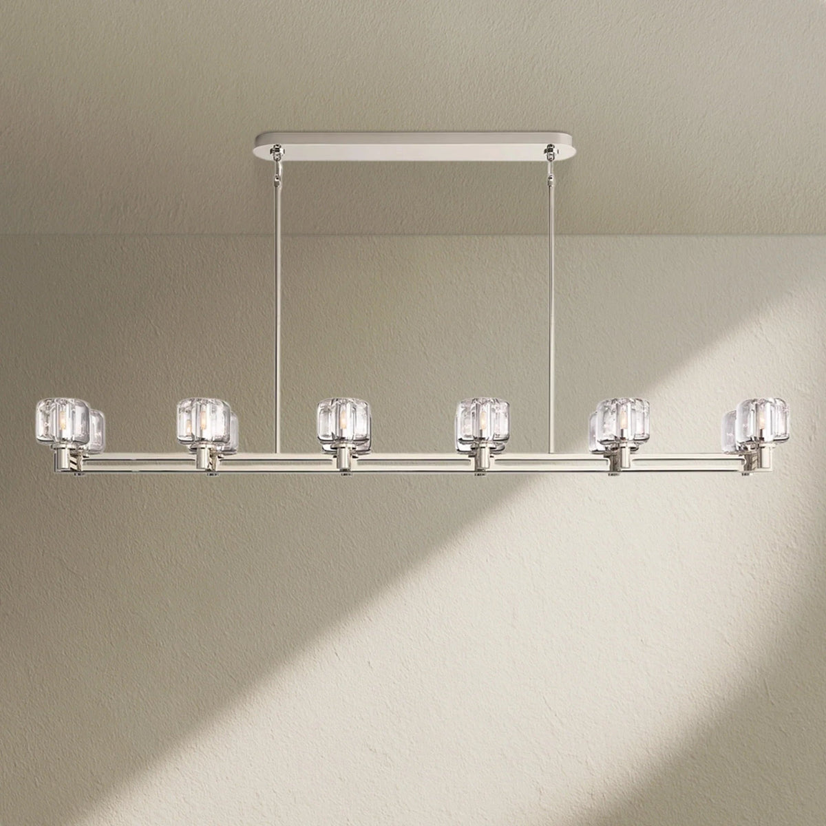 Deamafz Double Linear Chandelier 54"72" - Zelno