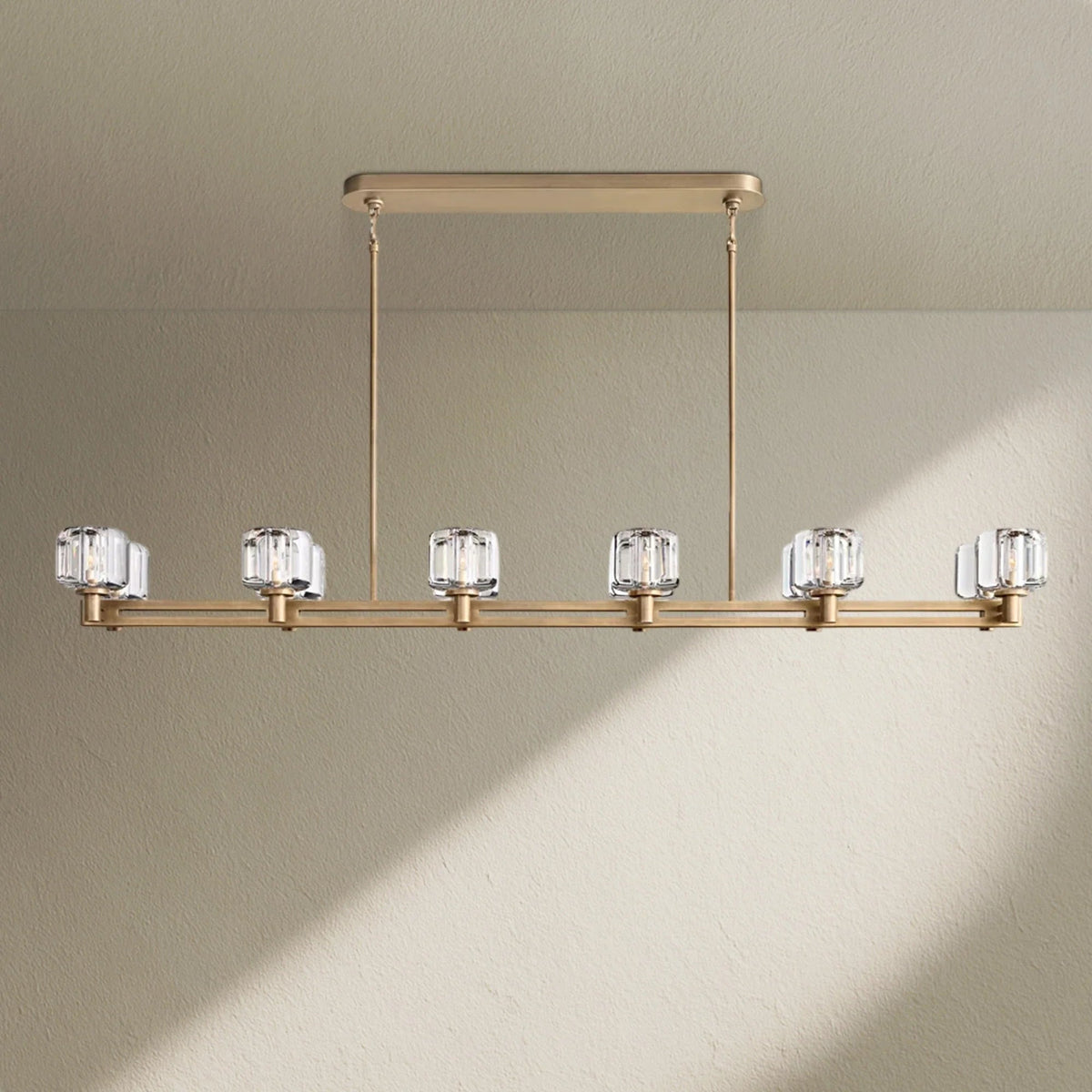 Deamafz Double Linear Chandelier 54"72" - Zelno