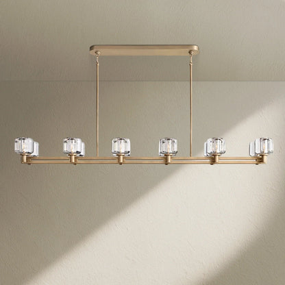 Deamafz Double Linear Chandelier 54"72" - Zelno