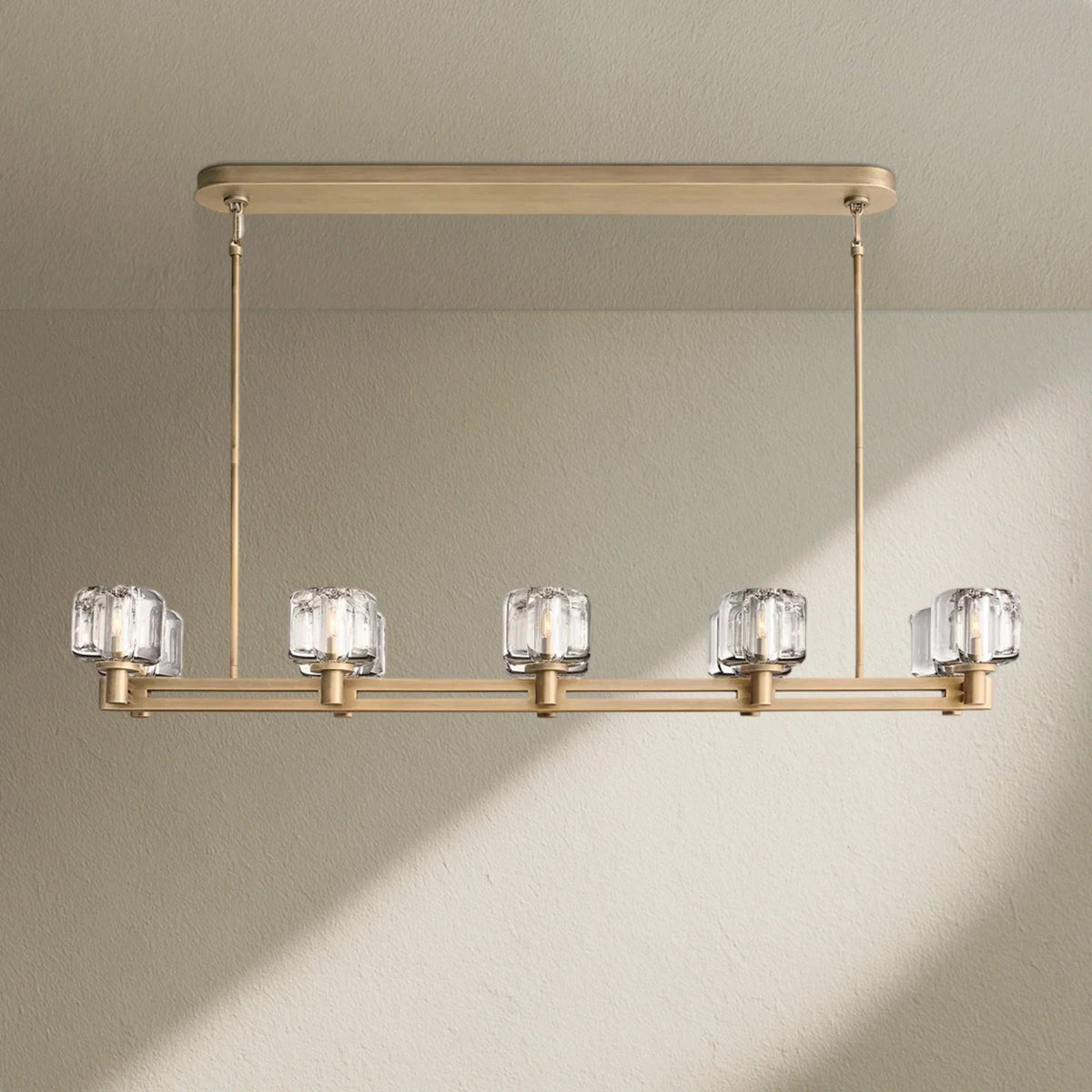 Deamafz Double Linear Chandelier 54"72" - Zelno