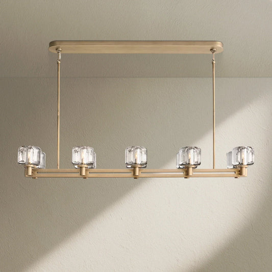 Deamafz Double Linear Chandelier 54"72" - Zelno
