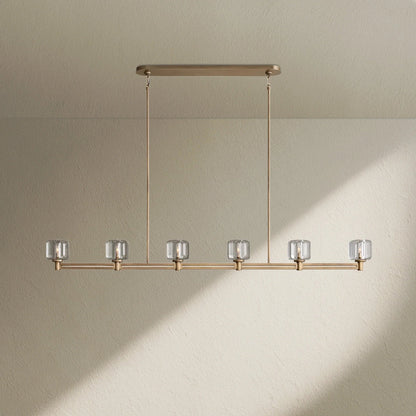 Deamafz Linear Chandelier 54"72" - Zelno