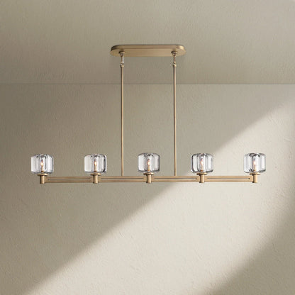 Deamafz Linear Chandelier 54"72" - Zelno